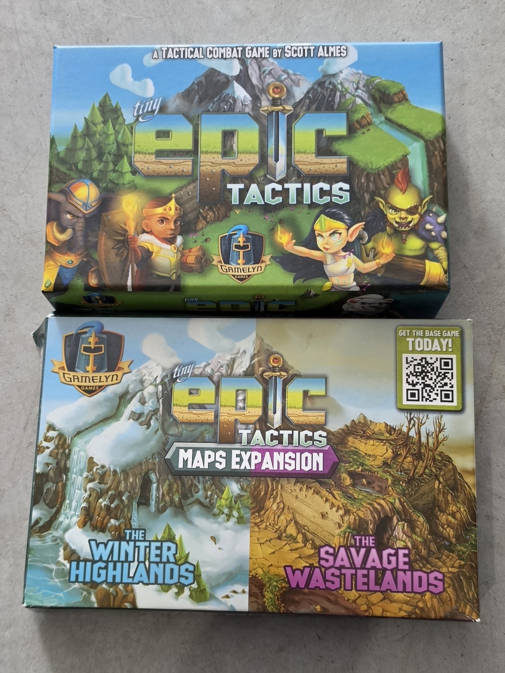 Tiny Epic Tactics Board Game with Maps Expansion (Brand New)